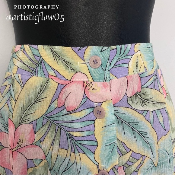 NEW! Vintage! Alfred Dunner Floral Long Skirt NWOT - Picture 3 of 4